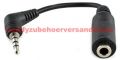 stereo audio adapter for NOKIA mobile phones (2.5mm klinkensteck