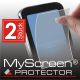2 pieces of screen protector foil for 4.3 inch (10,92cm) display